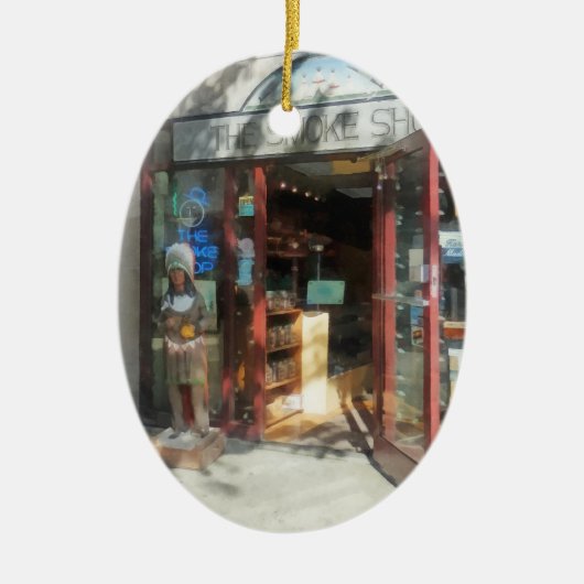 店先 – 煙店 セラミックオーナメント (正面)