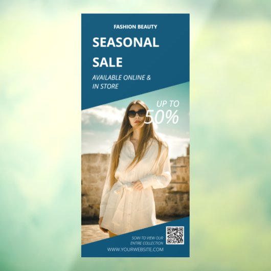 店内カスタム写真Adsビジネスプロモセール風 ウィンドウサイン (シート3)