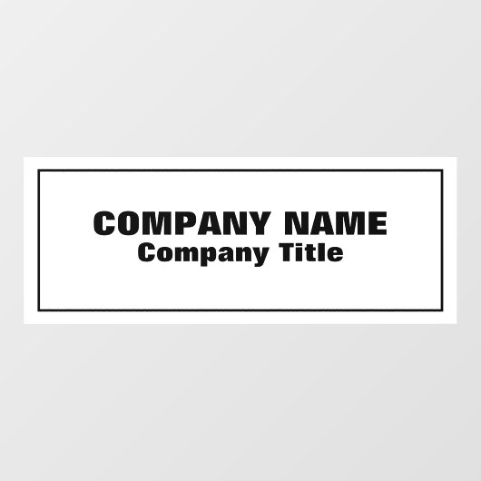 店名 ウィンドウサイン (シート)