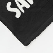 店員さんがお祭りを見ている様子を楽しもう フリースブランケット (角)