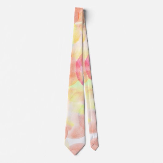 店員によるシームレスな水の色パターン ネクタイ (正面)