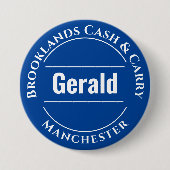 店員または店員ボタンバッジ 缶バッジ (正面)