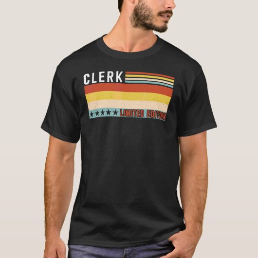 店員 職種 職業 労働者 感謝 アイデア Tシャツ (正面)