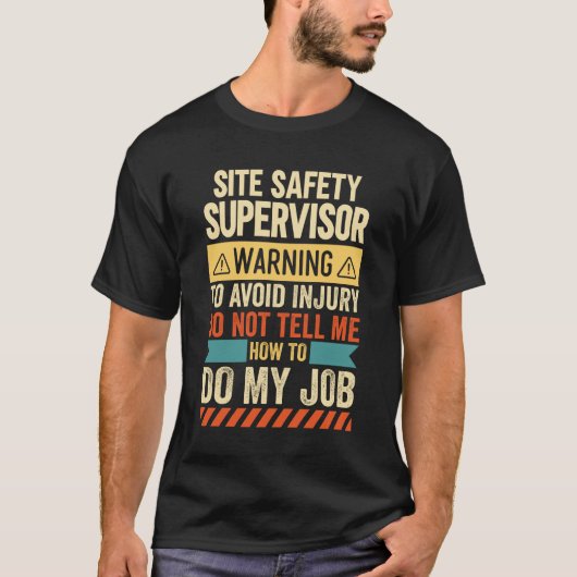 店社安全監警告督者 Tシャツ (正面)