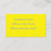 店舗の仕立て 名刺 (裏面)