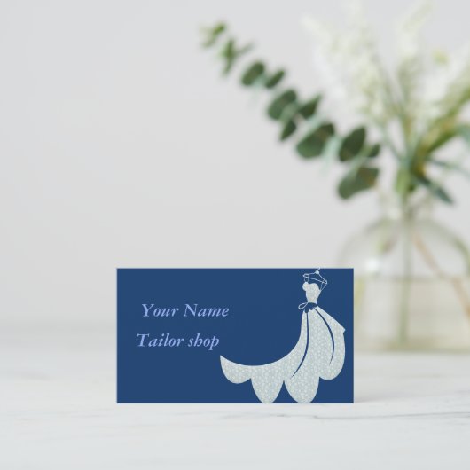 店舗の仕立て 名刺 (スタンド正面)