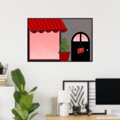 店舗の看板 開店ポスター ポスター (ホームオフィス)