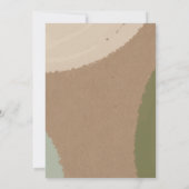 店舗オープングランドオープンドレス型枠抽象芸術 招待状 (裏面)