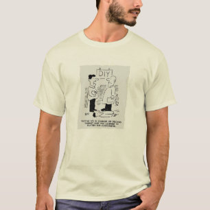 店舗マネージャと販売アシスタントの漫画 Tシャツ