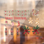 店舗前クリスマスステッカー02 ウィンドウサイン (シート2)