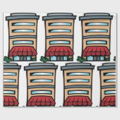 店舗及びオフィスビル ラッピングペーパー (フラット)