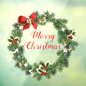 店舗用クリスマスホリデーリース ウィンドウサイン (シート3)