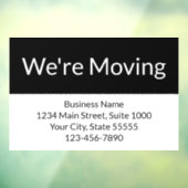 店舗移転のお知らせ 黒白 ウィンドウサイン (シート3)