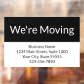 店舗移転のお知らせ 黒白 ウィンドウサイン (シート2)