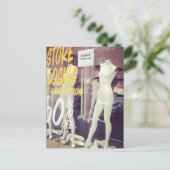 店舗閉店ウィンドウマネクインズニューヨークシティNYC ポストカード (スタンド正面)