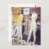 店舗閉店ウィンドウマネクインズニューヨークシティNYC ポストカード (正面/裏面)