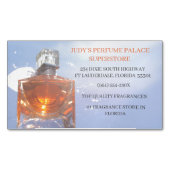 店舗/メーカー/デザイン香料ボトル マグネット名刺 (正面)