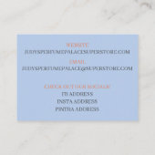 店舗/メーカー/デザイン香水ボトル 名刺 (裏面)