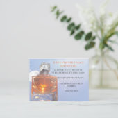 店舗/メーカー/デザイン香水ボトル 名刺 (スタンド正面)