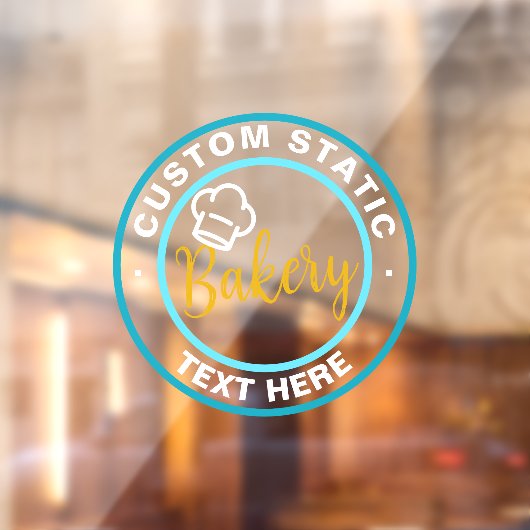店頭静止固定澄んデカールまたはベーカリー ウィンドウサイン (シート2)