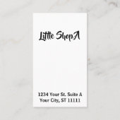 店/芸術家/社会的なネットワークアイコン名刺 名刺 (裏面)