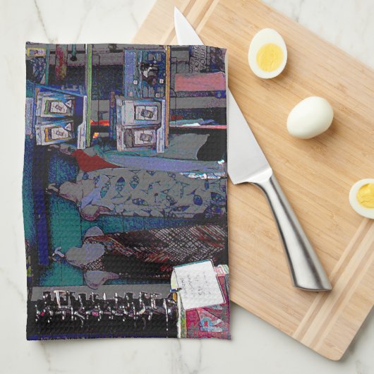 店Key West キッチンタオル (四つ折り)