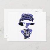 度々ブルーのChapeau ポストカード (正面/裏面)