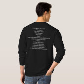 度々ワイシャツを示して下さい Tシャツ (裏面フル)