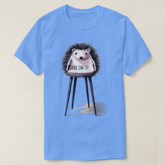 座っていいよ Tシャツ (デザイン正面)