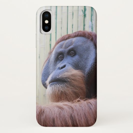 座っているオランウータン... Case-Mate iPhoneケース (裏面)