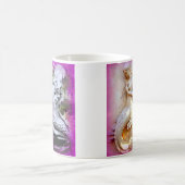 座っている人魚のコーヒーマグ コーヒーマグカップ (中央)