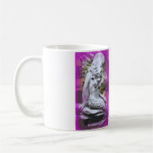 座っている人魚のコーヒーマグ コーヒーマグカップ (左)