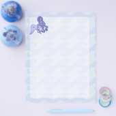 座っている人魚の青 チラシ (シングル)