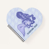 座っている人魚の青 ノートブック (正面)