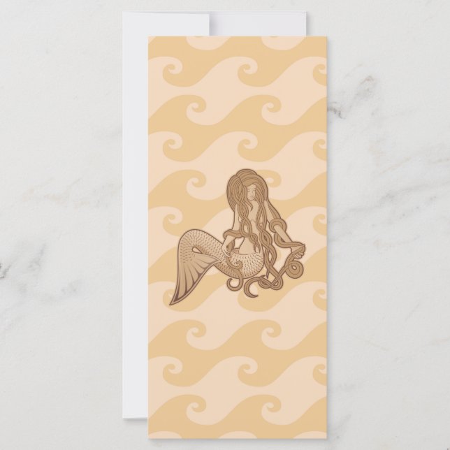 座っている人魚 (正面)