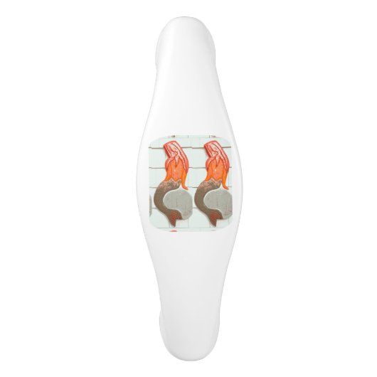 座っている人魚 セラミックキャビネット取っ手 (正面)