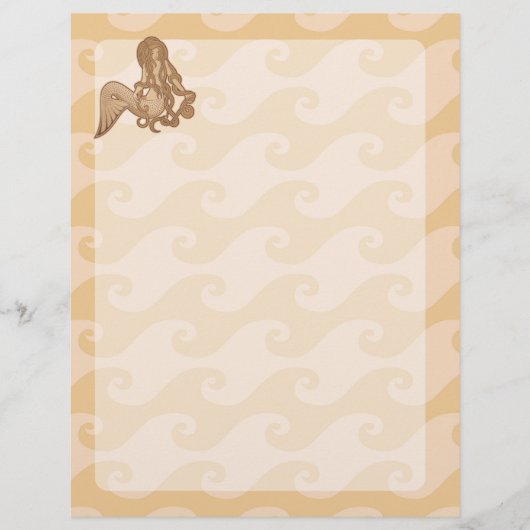 座っている人魚 チラシ (正面)