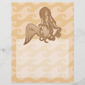 座っている人魚 チラシ (裏面)