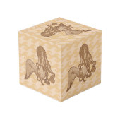 座っている人魚 フォトキューブ (裏面アングル)