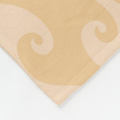 座っている人魚 フリースブランケット (角)