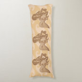 座っている人魚 ボディピロー (正面縦)