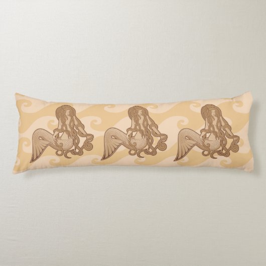 座っている人魚 ボディピロー (正面)