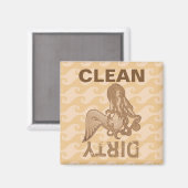 座っている人魚 マグネット (正面/裏面)