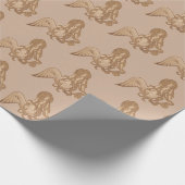 座っている人魚 ラッピングペーパー (角)