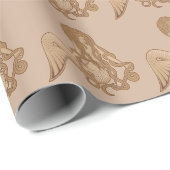 座っている人魚 ラッピングペーパー (ロールコーナー)