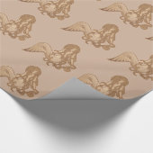 座っている人魚 ラッピングペーパー (角)