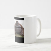 座っている大きいサル コーヒーマグカップ (正面右)