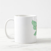 座っている妖精 コーヒーマグカップ (左)