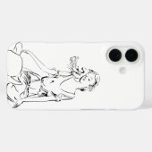 座っている妖精... Case-Mate iPhoneケース (裏面 (横))