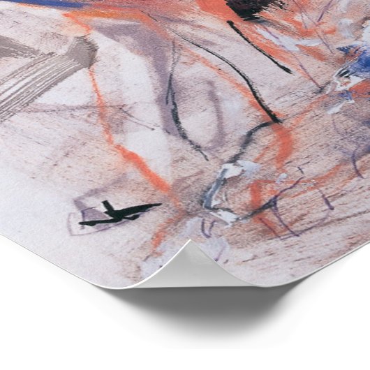 座っている狼2000 ポスター (角)